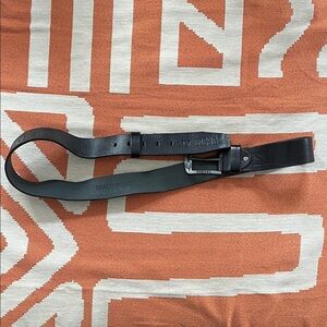 Diesel Black Leather Men's Belt